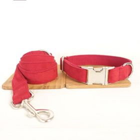 Pet Traction Collar Dog Collar (Option: Red Aset-S)