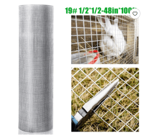 Metal Welded Cage Wire Mesh (Option: Silver iron)